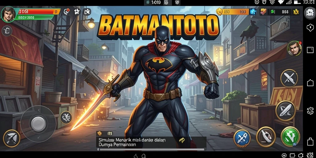 Tampilan gameplay menarik dan interaktif di BATMANTOTO.