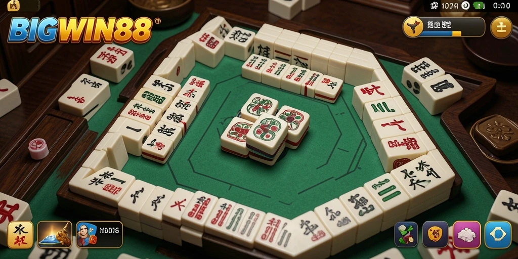 Tampilan gameplay Mahjong yang menarik di BIGWIN88.
