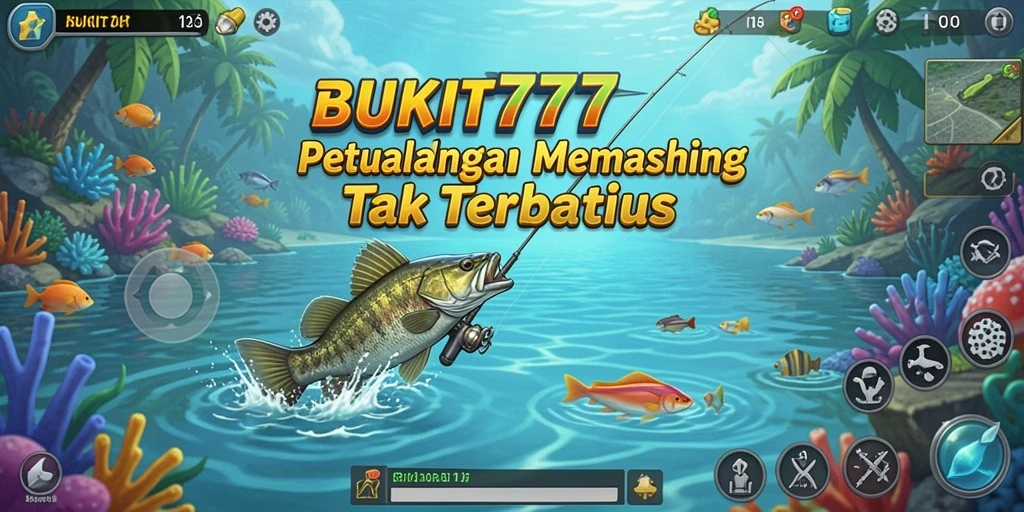 Tampilan menakjubkan dari gameplay BUKIT777 saat memancing.