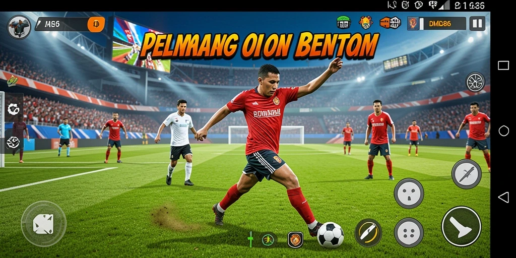 Tampilan gameplay DMD686 yang menarik dan penuh aksi olahraga.