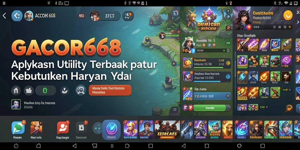 Tampilan antarmuka GACOR668 yang sederhana dan fungsional.