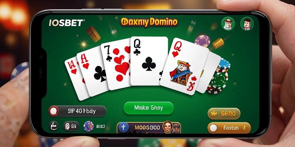 Tampilan gameplay seru dari IOSBET dengan permainan Domino yang mengasyikkan.