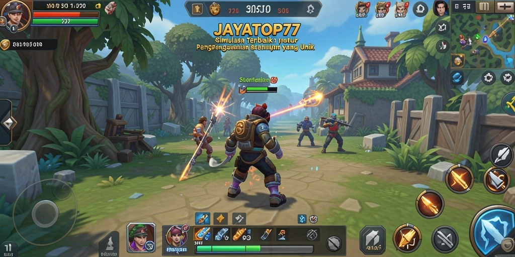 Tangkapan layar gameplay JAYATOP77 dengan tampilan simulasi yang menarik.