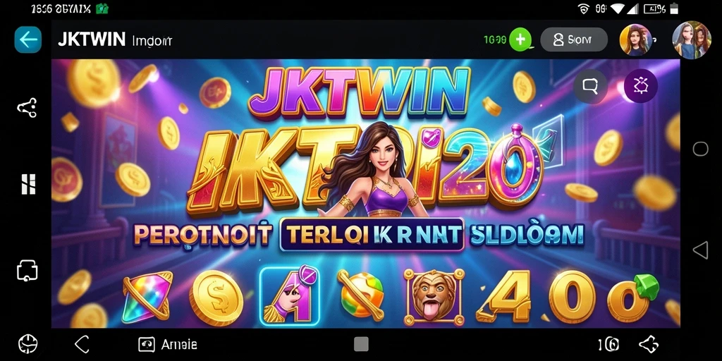 Tampilan utama gameplay JKTWIN yang mengasyikkan dan penuh warna.