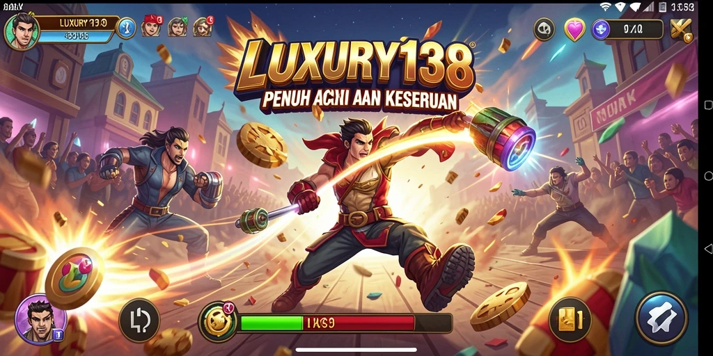 Tampilan gameplay LUXURY138 yang seru dan menantang.