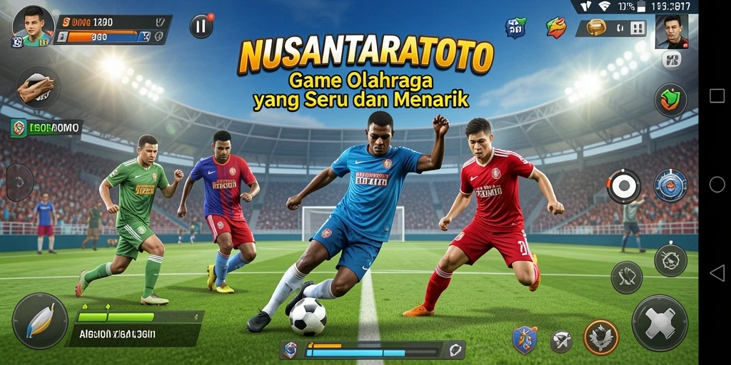 Tampilan gameplay yang seru dan menegangkan di NUSANTARATOTO.