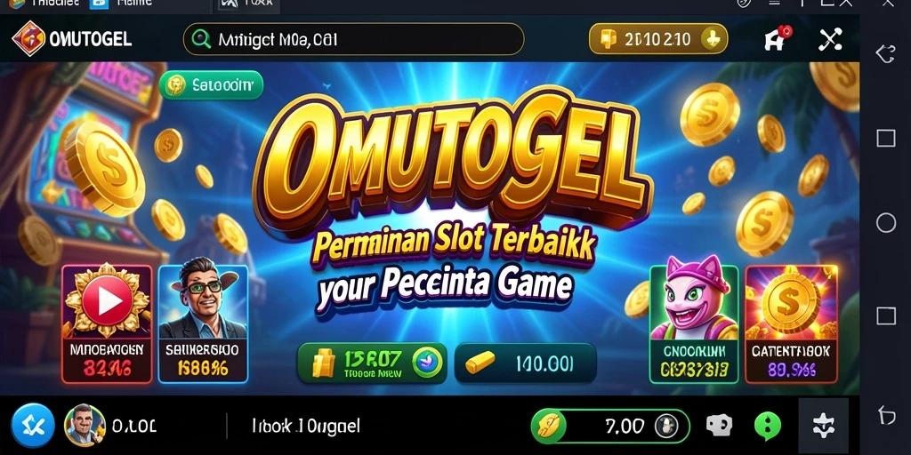 Tampilan gameplay Slot seru dari OMUTOGEL yang penuh warna.
