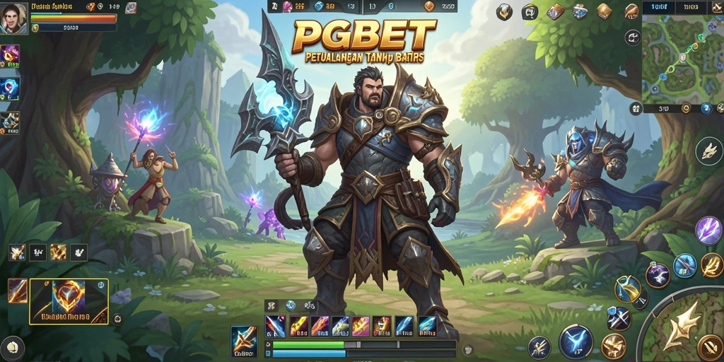 Tangkapan layar menunjukkan aksi seru dalam gameplay PGBET MMORPG.
