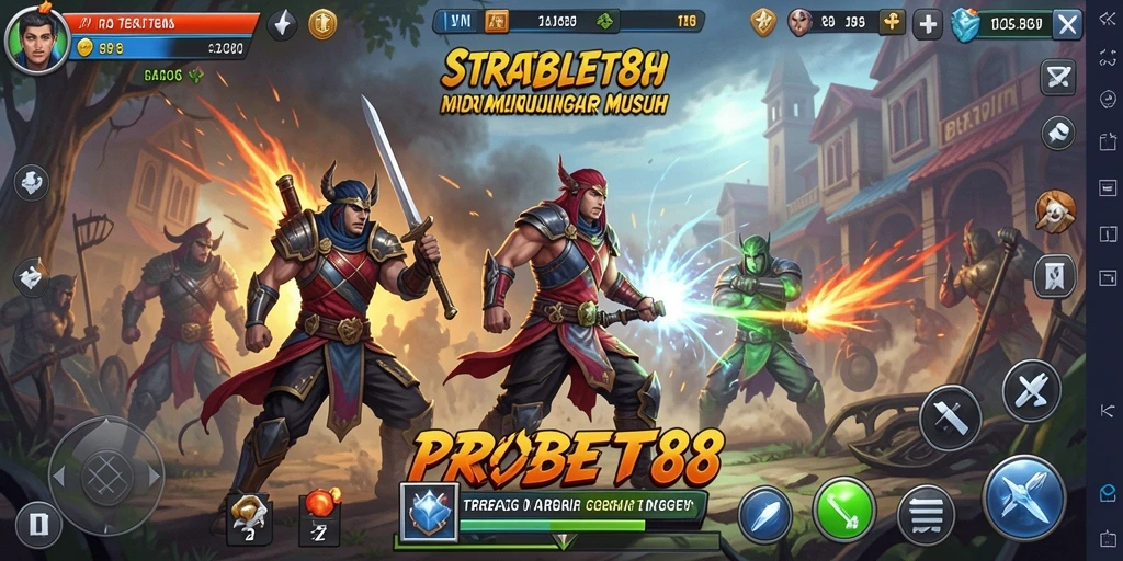Tampilan menarik dari gameplay strategi PROBET88 yang mendebarkan.