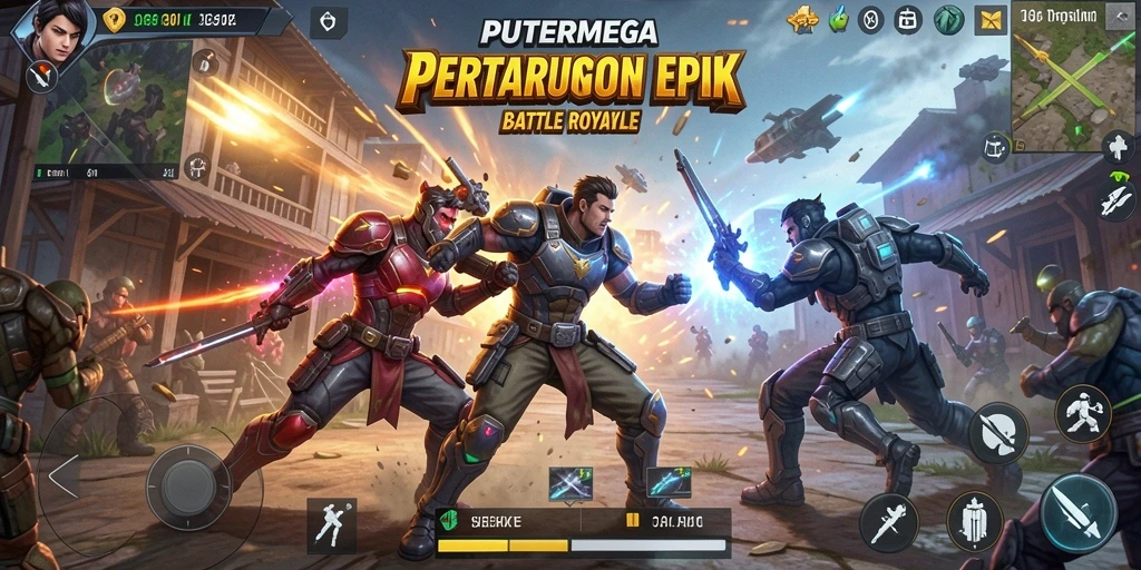 Tampilan menarik dari gameplay menegangkan PUTERMEGA.