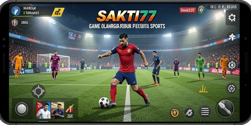 Screenshot gameplay SAKTI77 menampilkan aksi olahraga mendebarkan.